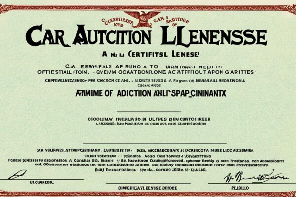 How Get License Car Auction