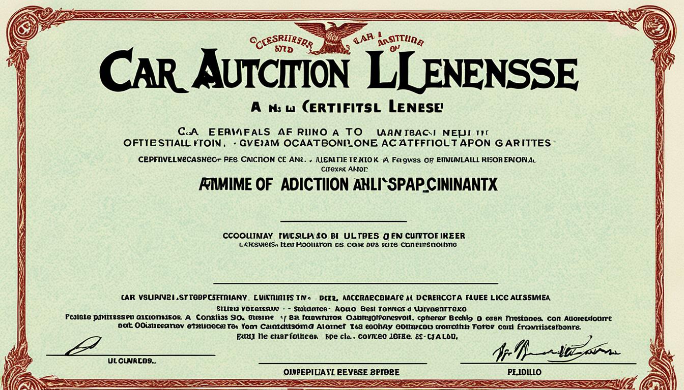 How Get License Car Auction